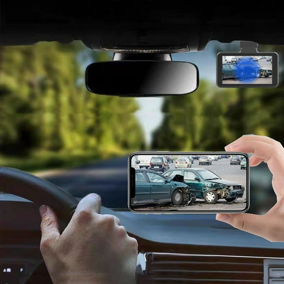 ZFYXGS Dash Cam 3 Inch IPS Screen Smart Dash Camera For Cars150 Large WideAngle Parking Monitor Night Vision 720p Single Lens Car Camera