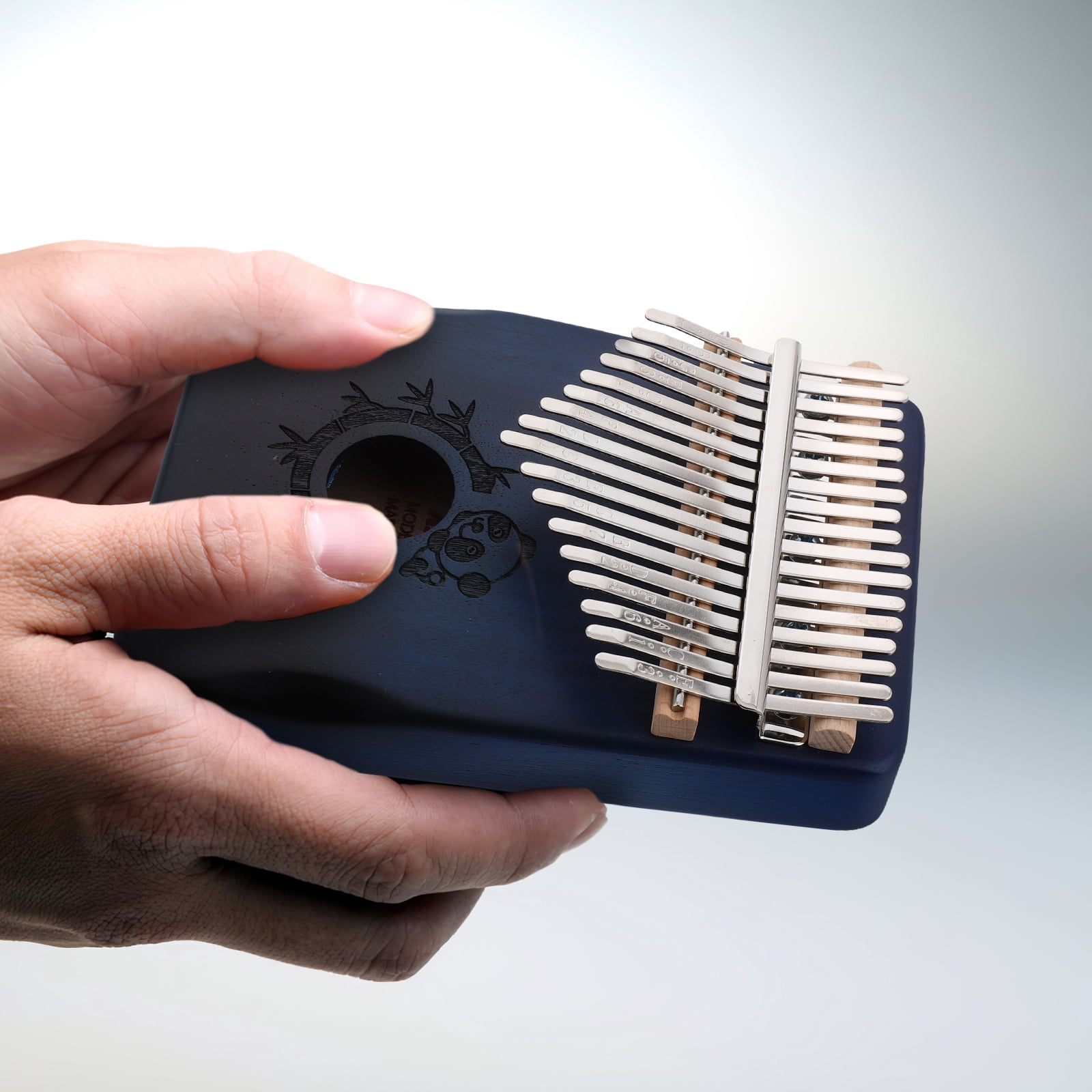 WEUVEB 17-Key Kalimba Thumb Piano Multi-Color Metal Portable Musical Instrument for Beginners and Music