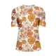 thumbnail image 4 of Puntoco Liquidación de blusas cortas para mujer, blusa holgada informal de manga corta a la moda para mujer, 4 of 5
