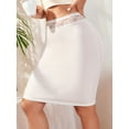 thumbnail image 3 of 1 Pack Half Slips for Women Underskirt Short Lace Trim Above Knee Half Slip, 3 of 6
