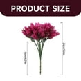 thumbnail image 2 of HAZIUA Artificial Pineapple Plastic Green Leaves Flowers DIY Flower Arrangements Wedding Decoration Plant 9.4*5.5 in Hot Pink, 2 of 8