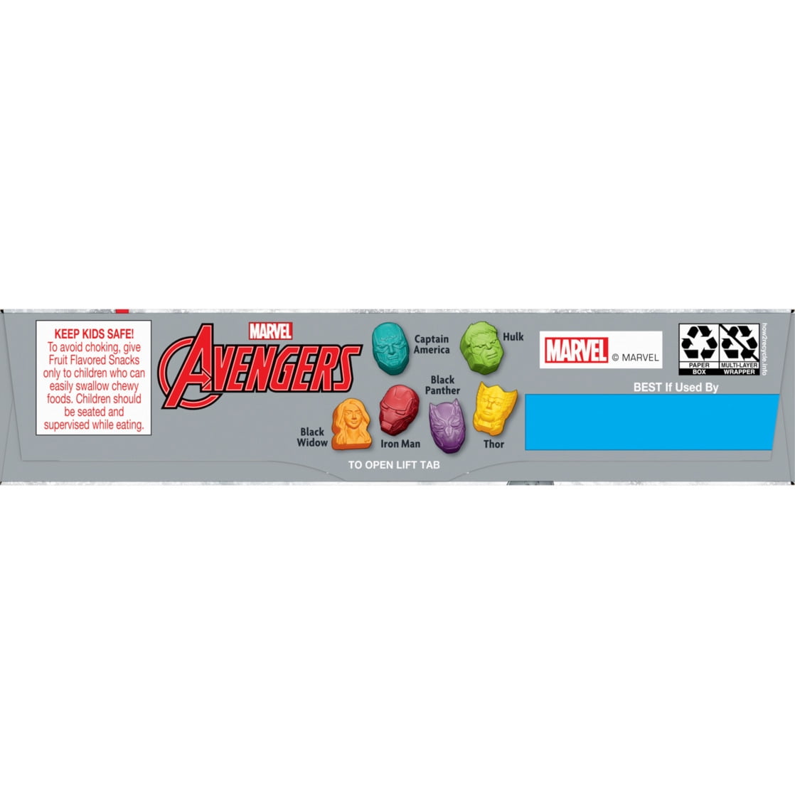 (8 pack) Marvel Avengers Fruit Flavored Snacks, Treat Pouches, Gluten Free Snack, 10 Ct, 8 oz