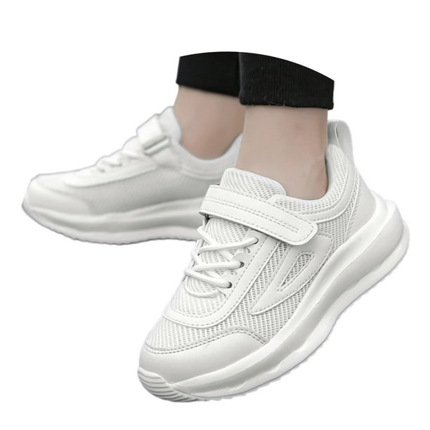 XEGLSBU Girls Shoes Size 1.5 Children's Net Breathable Solid Color