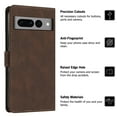 thumbnail image 2 of Leather Magnetic Clasp Case with Flip Wallet Stand Function Cover compatible Google Pixel 7 Pro Cheap and fine, 2 of 5