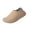 #01 Beige, variant on Slip On Shoes Women Winter Warm Fleece Fuzzy Flat Shoes Casual Comfortable Closed Toe Walking Shoes
