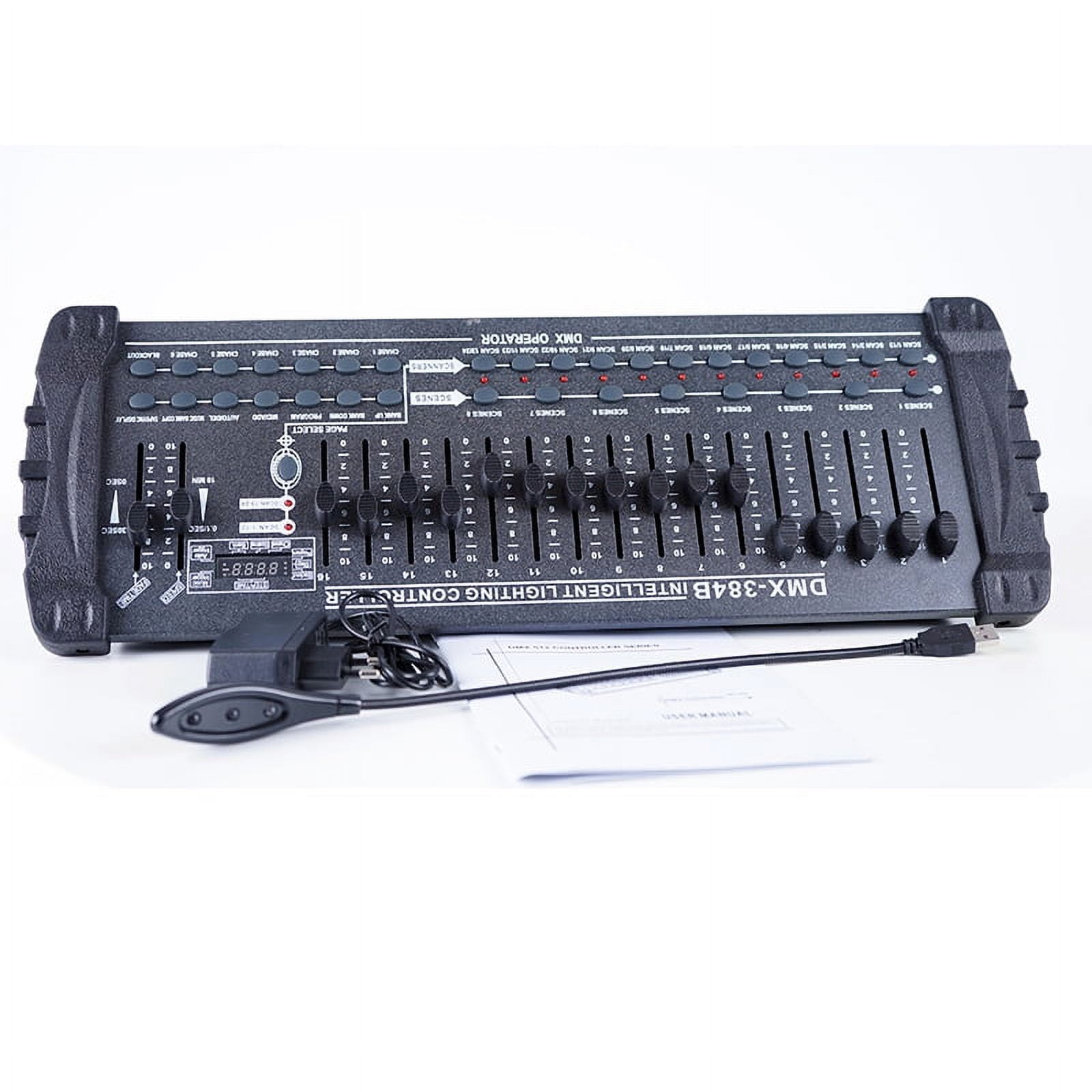 Multi-Function 384/192 Console DMX512 Controller Is Used To Move Headlight Matching Effect DJ Stage Lighting Party Controller ,Easy to Operate