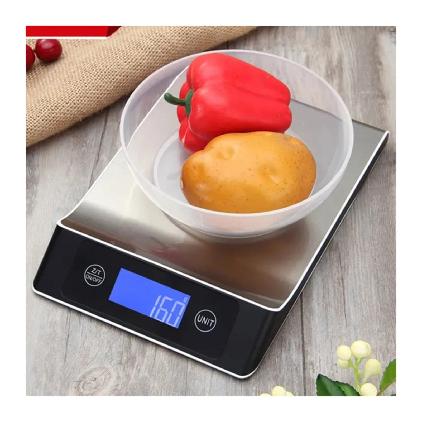 Digital Kitchen Scale Electronic Precision Weighing Food Coffee Baking Balance Scales Smart Weight ,Multiple Accessories