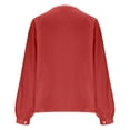 thumbnail image 6 of pstuiky Womens Summer Tops Casual Crew Neck Long Sleeve Summer Tops Comfort Loose Fit Solid Color Tees Tops Workout Tops for Women, 6 of 6