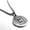 Silver, variant on Stainless Steel Elder Futhark Perdhro Rune Round Medallion Pendant Necklace