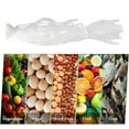 thumbnail image 6 of 100 Pack Reusable Mesh Produce Bags, Large Net Bags for Grocery Shopping & Storage, Washable Organizer for Potatoes, Onions, Seafood & Toys (White), 6 of 6