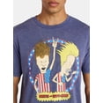thumbnail image 4 of Beavis and Butt-Head Men's & Big Men's Americana Graphic Tee, Sizes XS-5XL, 4 of 5