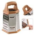 thumbnail image 5 of Stainless Steel Box grater with 6 Sides  Best for Parmesan Cheese  Vegetables  Ginger, 5 of 5
