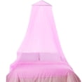 thumbnail image 1 of Mosquitera de 1,5 m para cama redonda protectora de color rosa Sweet Dreams para niños, 1 of 7