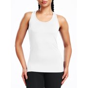 NELEUS Womens Tight Fitting Base Layer Dry Fit Tank Top 3 Pack,Black+Gray+White,US Size M