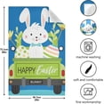 thumbnail image 4 of Rabbits Eggs Car Kitchen Dish Towels Set of 1 Absorbent Hand Towels, Lint-Free 18"x28" Happy Easter Fast Drying Hanging Dishcloths for Cooking Baking Home Clean, 4 of 6