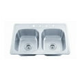 thumbnail image 2 of Proflo PFSR3322654A Bealeton 32-15/16" Drop In Double Basin Stainless Steel Kitchen Sink -, 2 of 2