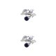 thumbnail image 1 of Minnieouse Anillo abierto vintage de plata de ley S925 con delicada incrustación de lapislázuli La plata S925 no es alérgica Lapislázuli 2Conjunto, 1 of 6