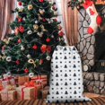 thumbnail image 4 of Christmas Sack – 28" X 20" Canvas Gift Bag with Drawstring, Full Print Polyester Santa Sack, Durable Reusable Xmas Gift Bag for Holiday, Party & Storage, 4 of 5