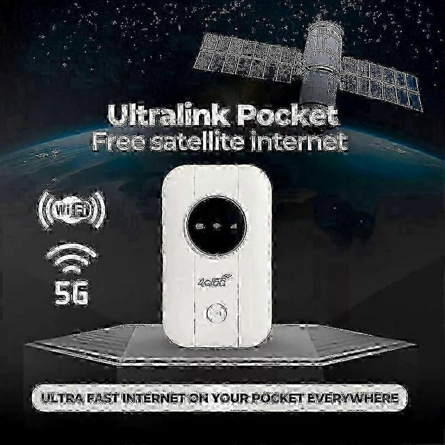 Free Satellite Internet in Your Pocket, Router Unlimited Satellite Internet Portable Satellite Internet WiFi, Ultra Link Freeus