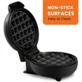 thumbnail image 3 of KNACK - Elite Gourmet Mini Waffle Maker, Black 1.18 X 4.33 X 5.51 Inches, 3 of 6