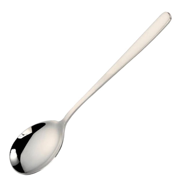 para de acero inoxidable con mango postre, cena, sopa, pastel, comida, té , cóctel, , bebida fría 16.5cm Soledad Cuchara removedora Mango largo