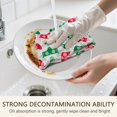 thumbnail image 5 of Christmas Kitchen Towels Set Of 2 - 18x26 Inch Ultra Absorbent Dish Towels, Soft Drying Hand Towels for Cooking, Baking & Decor, Spring/Summer Home Aesthetic., 5 of 7