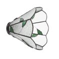 thumbnail image 4 of Chandelier Glass Lampshade Pendant Lamp Shade Replacement Glass Lamp Shade for Wall Light, 4 of 9