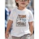 thumbnail image 1 of Kids' "Fishing for Trouble" Print Short Sleeve Cotton T-Shirt - Casual Crew Neck, Slight Stretch, Summer Tops for Boys, Knit Fabric, Regular Fit - Sizes for Ages 12 And Under, 1 of 8