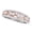 Rose & White Gold, variant on MauliJewels 0.48 CT Lab Grown Diamond Wedding Band for Women, Round Cut Stone Ring, F-G Color VS1 Clarity, 10K Rose White Yellow Gold Stackable Bridal Band