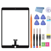 Touch Screen Digitizer Replacement for iPad Pro 10.5 (2017) / iPad Air 3 (2019) Touch Screen Digitizer, Compatible with A1701 / A1709 / A2153 / A2123, Glass with Repair Tools（Black）