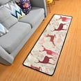 thumbnail image 5 of Kitchen Rugs and Mats Non-Skid Washable Runner Rugs Christmas Cute Reindeer Long 72x24 inch for Floor Cushioned Hallway Entryway Indoor 2x6, 5 of 7