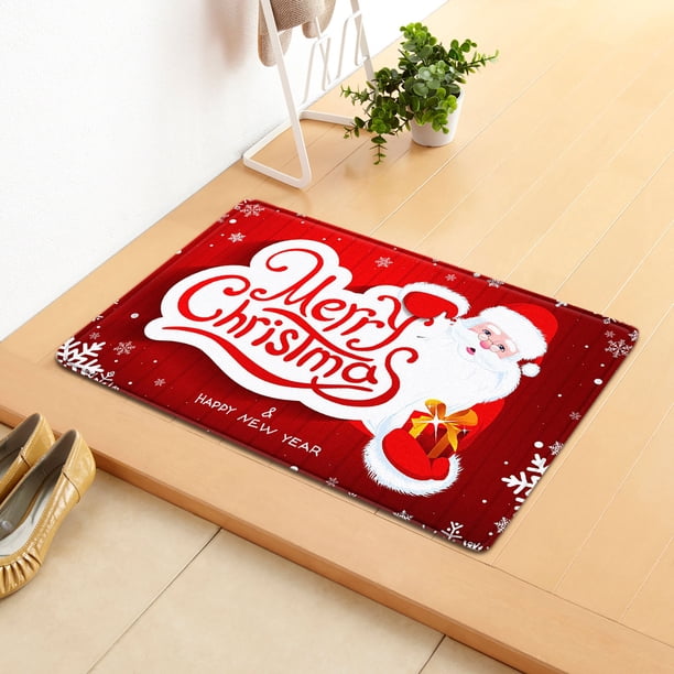 Felpudo navideño alfombra para cocina dormitorio sala de estar Fiudx