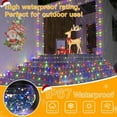 thumbnail image 4 of D.FAMILY Remote Control Christmas Tree Lights,98FT Green Wire Starry LED Fairy Lights, 4 of 11