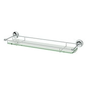 Premier 20"L Tempered Glass Shelf, Chrome