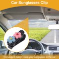 thumbnail image 2 of Clip para gafas de sol en el coche Unique Bargains, soporte universal para parasol, ABS Rosa, Azul 7x2.5cm 1 Pcs, 2 of 7
