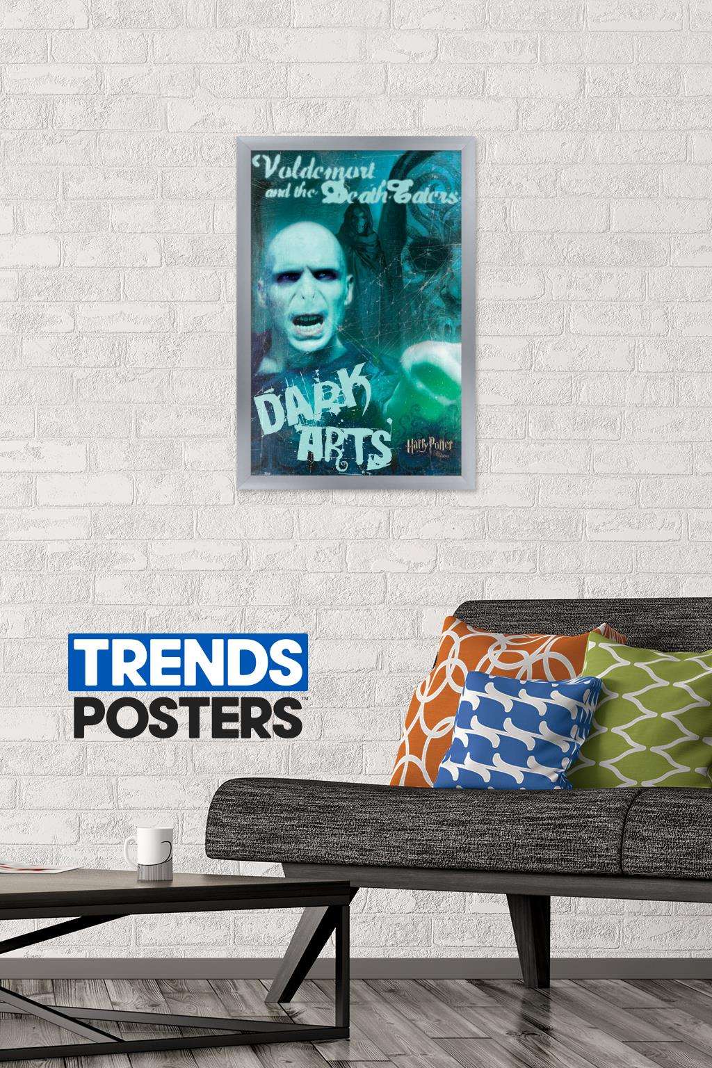 Harry Potter and the Order of the Phoenix - Dark Arts Wall Poster, 14.725" x 22.375", Framed