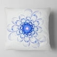 thumbnail image 2 of Designart 16" x 16" Blue Polyester Throw Pillow, 2 of 5