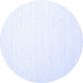 thumbnail image 1 of Ahgly Company Indoor Round Solid Blue Modern Area Rugs, 6' Round, 1 of 4