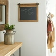 thumbnail image 2 of DecMode Brown Wood Chalkboard Sign Wall Decor with Barn Door Inspired Top, 2 of 11