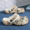 thumbnail image 5 of Unisex Winter Fur Lined Clogs Faux Fur Garden Shoes Fuzzy Houseclogs Indoor Outdoor Slip On Soft Lightweight Sandals with Adjustable Strap, 5 of 14