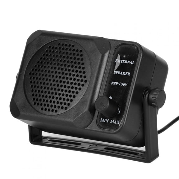 ANGGREK Car External Speaker, Mini External Speaker NSP‑150V 2‑Way CB HF VHF UHF Transceiver Car Accessory