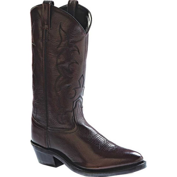 Old West Jama Old West Men's Narrow Round Toe Cowboy Work Boots