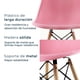 thumbnail image 5 of Set de comedor Oslo 80 Mundo In - Mesa blanca y 4 Sillas Eames rosa Mundo In Minimalista, 5 of 6