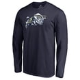 thumbnail image 2 of Men's Navy Navy Midshipmen Primary Team Logo Long Sleeve T-Shirt, 2 of 3