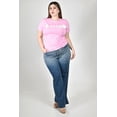 thumbnail image 4 of Playera con aplicaciones Roman Fashion /Tallas Extras, 5073 (Rosa) rosa 42, 4 of 6