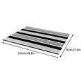thumbnail image 4 of 43.3in×27.6in Black White Striped Doormat Washable Doormats Indoor Outdoor Rugs for Layered Front Door Mats Porch Kitchen Non Slip Bathroom Rug Room Decor Bathroom, 4 of 7