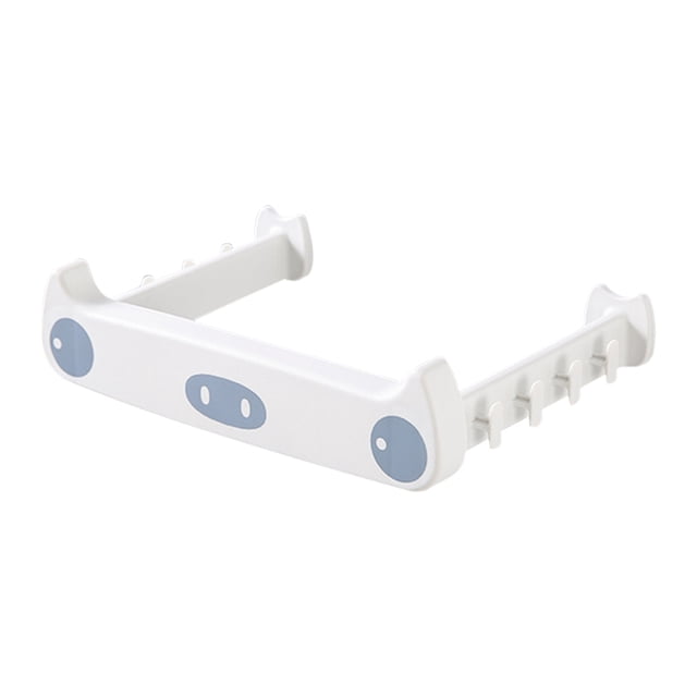 Soporte para bolsa de basura Bewildely montado en la pared estante de Cocina y Comedor gris blanco
