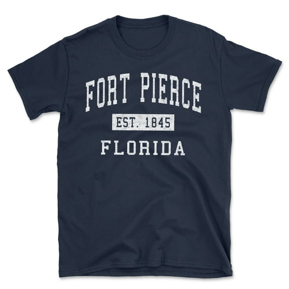 Fort Pierce Florida Classic Established Men's Cotton T-Shirt