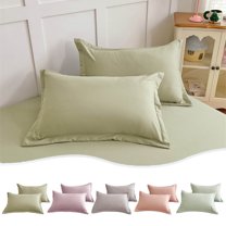 InsCrazy Pillowcases Pack of 2, King Size Pillow Cases, Soft and Breathable Wrinkle Resistant Pillow Covers 20 X 30 Inches