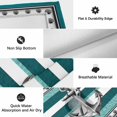 thumbnail image 5 of Teal Blue Anchor Outdoor Rug 3x5 Ft, Non Slip Washable Area Rug, Nautical Summer Beach Coastal Ocean Patio Rugs Carpet Runner, Large Floor Mat for Indoor/Outdoor Deck Porch Camping, 5 of 8